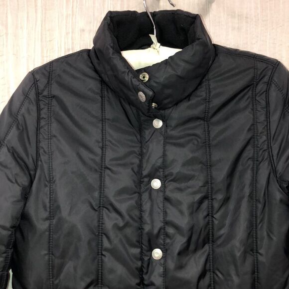 Guess Jeans M Ladies Black Quilted Puffer Jacket - Picture 3 of 14